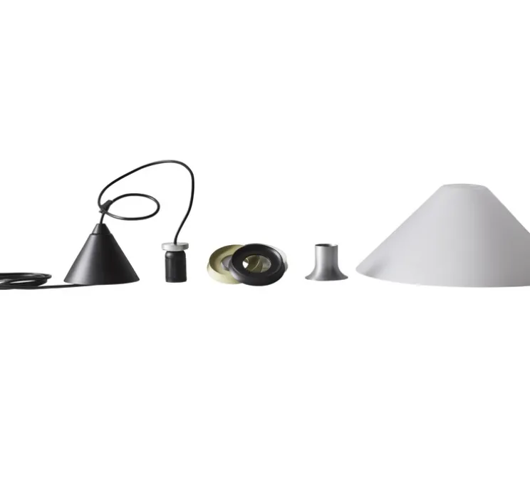 Suspension, Aline 58, aluminum, Ø58cm, H19cm - Pholc