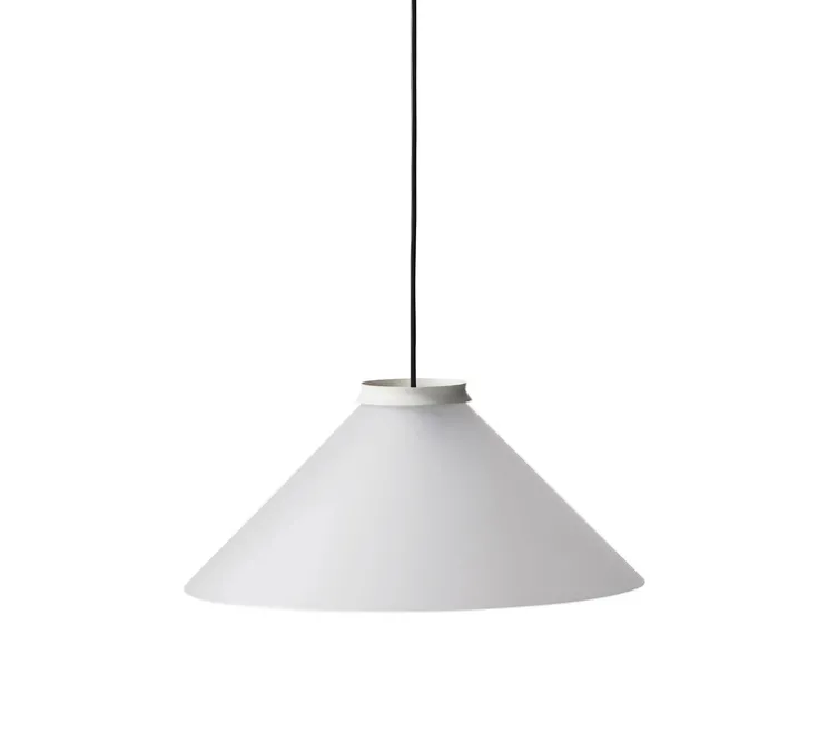 Suspension, Aline 40, blanc coton, Ø40cm, H17cm - Pholc
