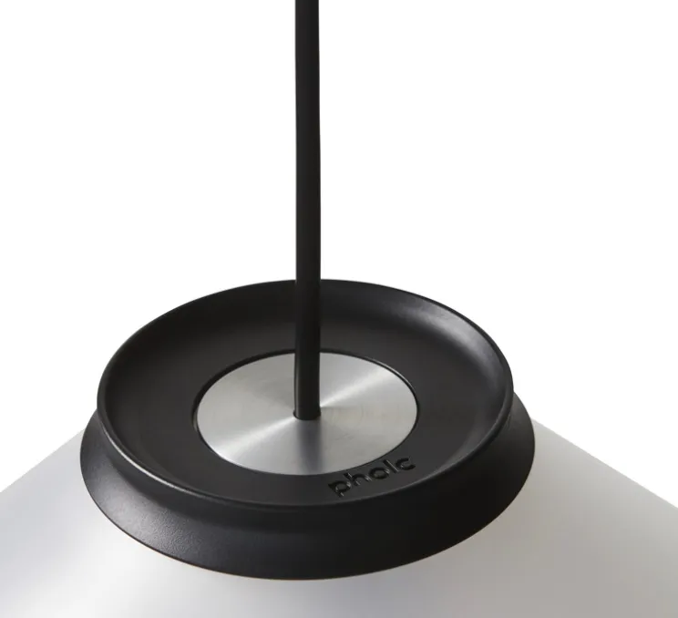 Suspension, Aline 58, noir, Ø58cm, H19cm - Pholc