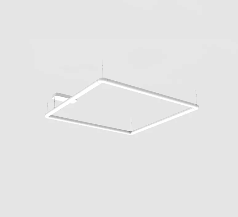 Suspension*Artemide Suspension, Alphabet of Light Square, , LED, 3000K, 7736lm, H5cm, L132,1cm - blanc