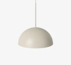 Suspension, Aluna, crème mat, LED, 2700K, 824 lm, Ø60cm, H27,6cm - Bolia