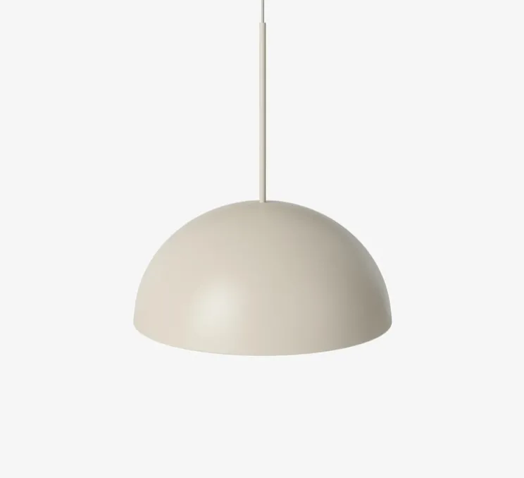 Suspension, Aluna, crème mat, LED, 2700K, 824 lm, Ø60cm, H27,6cm - Bolia