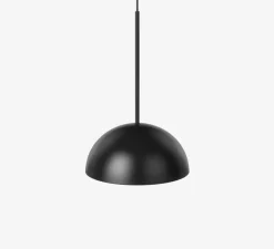 Suspension, Aluna, noir mat, LED, 2700K, 802 lm, Ø38cm, H19,1cm - Bolia