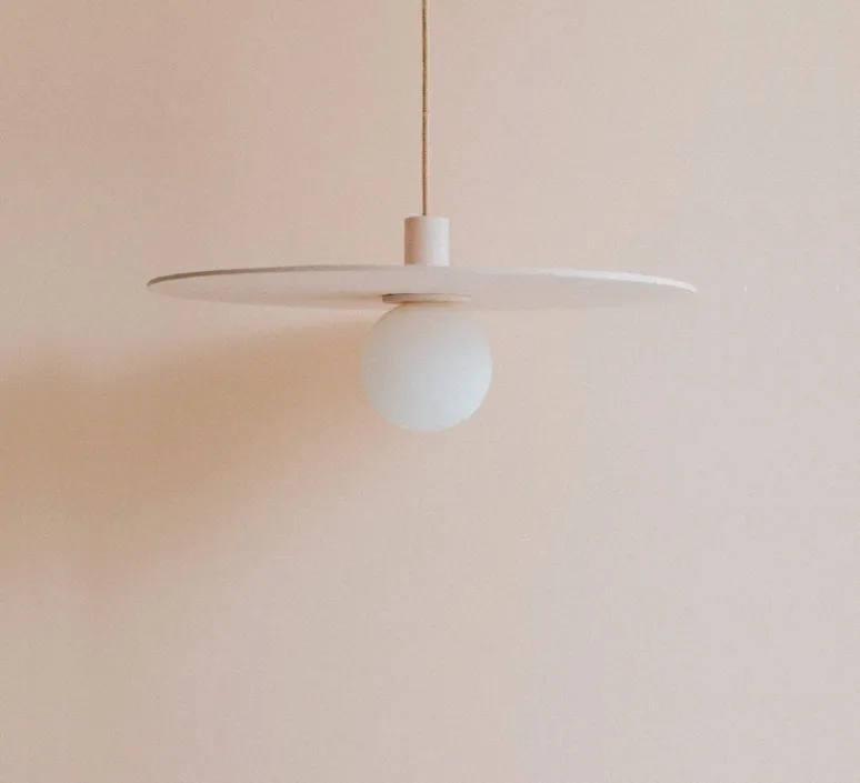 Suspension*Zuri Suspension, Ama 50, rosé, Ø50cm, H10cm - rose