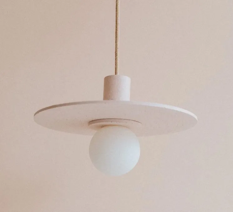 Suspension, Ama 30, rosé, Ø30cm, H10cm - Zuri