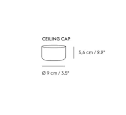 Suspension*Muuto Suspension, Ambit 25, , LED, K, lm, Ø25cm, H15cm - Bleu clair