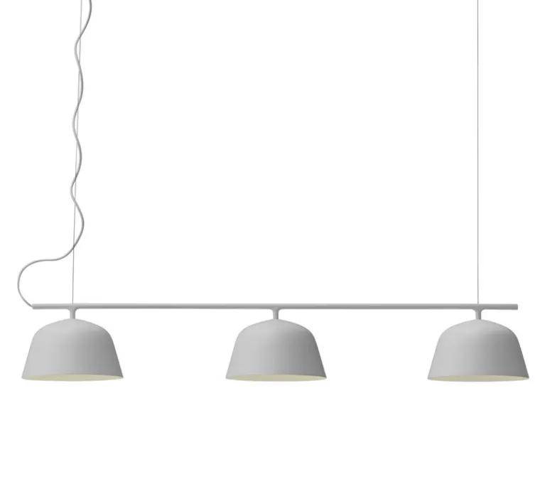 Suspension*Muuto Suspension, Ambit Rail, , L126cm, H20cm - gris souris