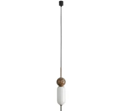 Suspension*Aromas del Campo Suspension, Anet, , marbre marron, Ø10cm, H48cm - bronze