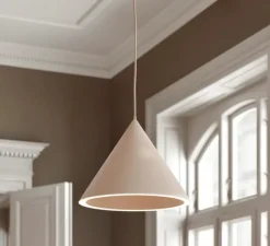Suspension*Woud Suspension, Annular, large, , LED, K, lm, L26,8cm, H32,4cm - beige