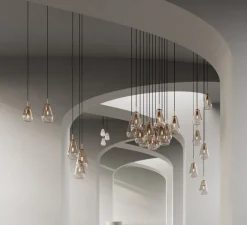 Suspension*Nuura Suspension, Anoli 6, , Ø46,5cm, H250cm - blanc