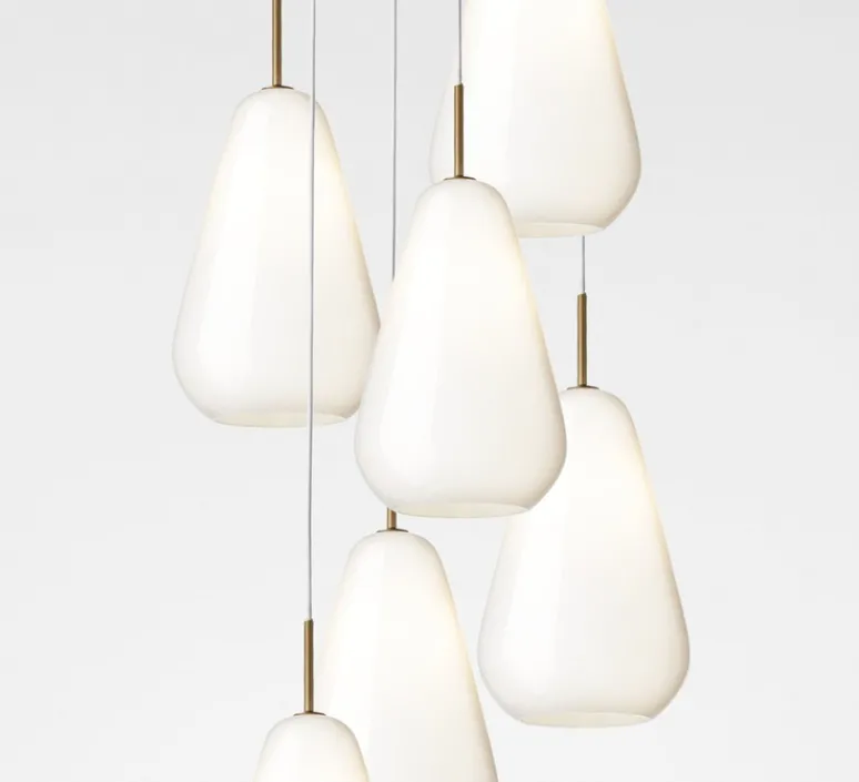 Suspension*Nuura Suspension, Anoli 6, , Ø46,5cm, H250cm - blanc