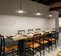 Suspension*Foscarini Suspension, Aplomb Large, , LED, 2700K, 1279lm, Ø45cm, H20cm - gris