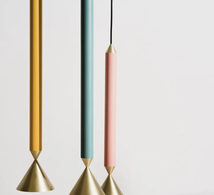 Suspension, Apollo 39, bleu, Ø12,5cm, H51,5cm - PHOLC