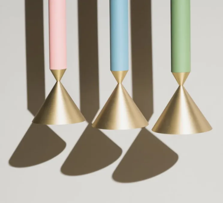 Suspension, Apollo 39, bleu, Ø12,5cm, H51,5cm - PHOLC