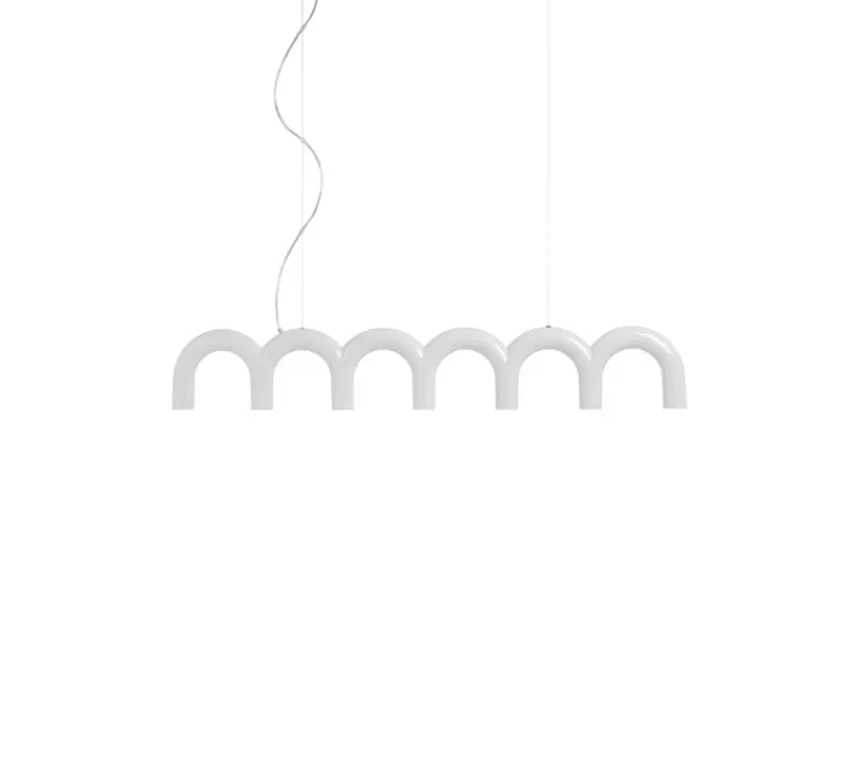 Suspension*Oblure Suspension, Arch, , L125,5cm, H20cm - blanc