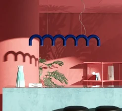 Suspension*Oblure Suspension, Arch, , L125,5cm, H20cm - Bleu Cobalt