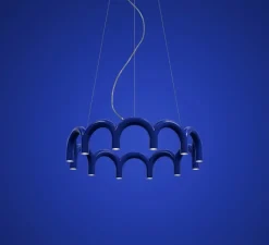 Suspension*Oblure Suspension, Arch circle, , Ø98cm, H22cm - Bleu