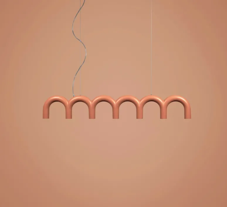 Suspension*Oblure Suspension, Arch, , L125,5cm, H20cm - Rose nude