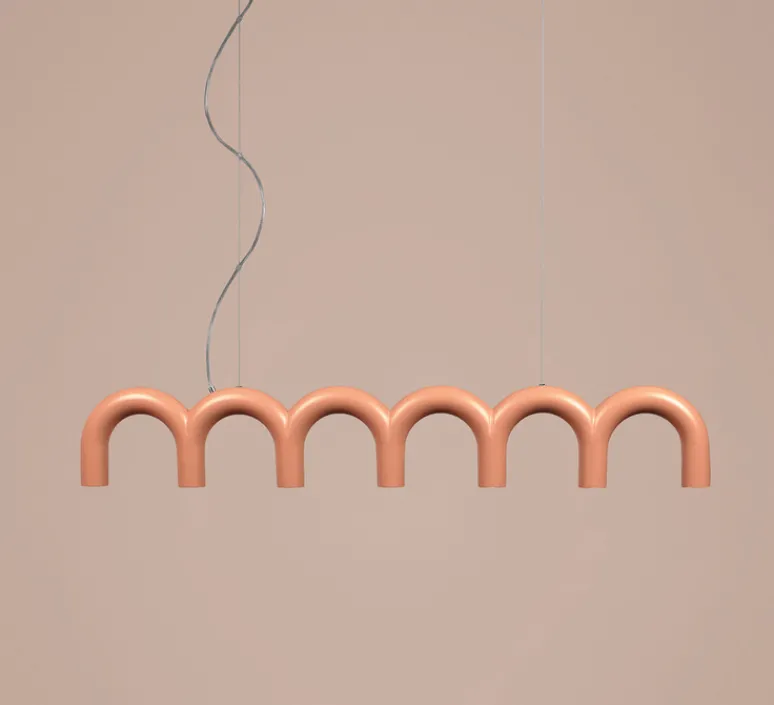 Suspension*Oblure Suspension, Arch, , L125,5cm, H20cm - Rose nude