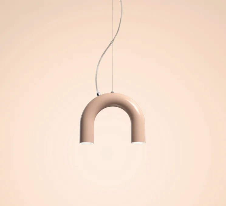 Suspension, Arch Single, Rose nude, L25,5cm, H20,5cm - Oblure