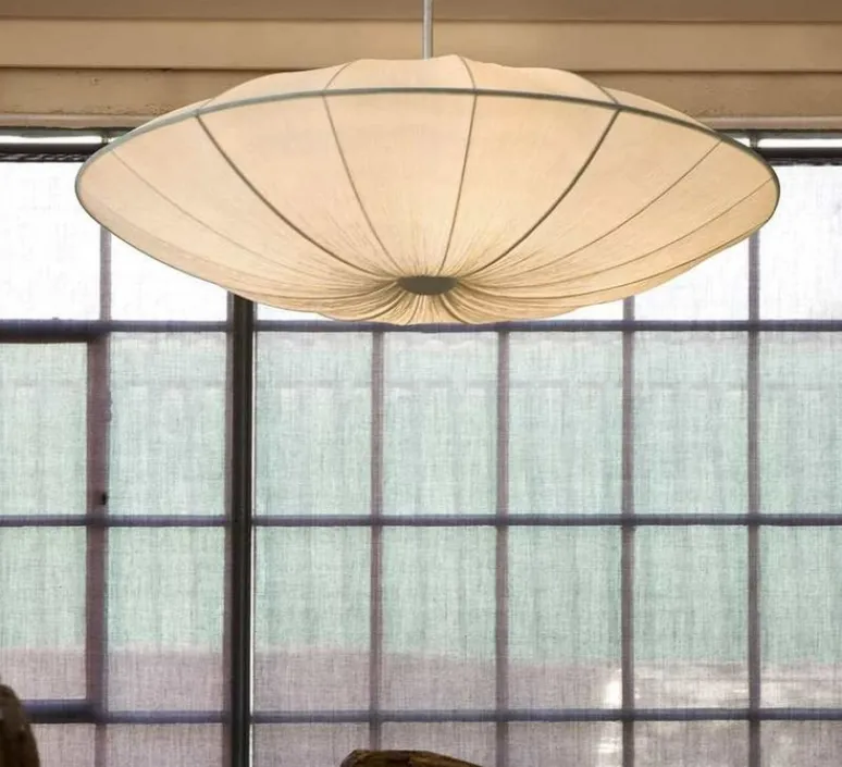 Suspension*Gong Suspension, Arche, large, , Ø110cm, H30cm - blanc