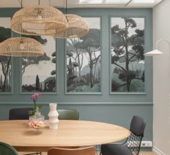 Suspension*Gong Suspension, Arche, large, , Ø110cm, H30cm - blanc