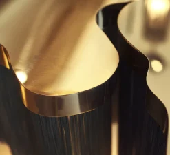 Suspension, Arcipelago Maiorca, bleu brouillard, LED, 3000K, 1800lm, Ø34cm, H34cm - Contardi