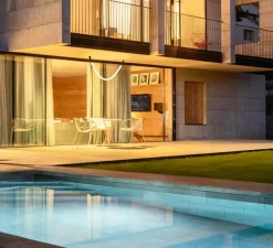 Suspension, Arco, A-4002X, anthracite, IP65, LED, dim, 2700K, 1092 lm, L115cm, H3,5cm - Estiluz