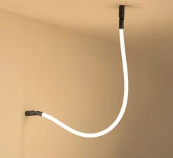 Suspension, Arco, A-4002X, anthracite, IP65, LED, dim, 2700K, 1092 lm, L115cm, H3,5cm - Estiluz