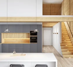 Suspension*Beneito Faure Suspension, Ark Recessed, , LED, 2700K, 350 lm, Ø19,5cm, H12,5cm - noir, transparent