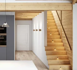 Suspension*Beneito Faure Suspension, Ark Recessed, , LED, 2700K, 350 lm, Ø19,5cm, H12,5cm - noir, transparent