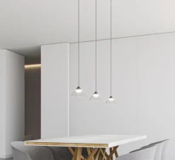 Suspension*Beneito Faure Suspension, Ark Recessed, , LED, 2700K, 350 lm, Ø19,5cm, H12,5cm - noir, transparent