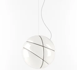 Suspension, Armilla bruni, Blanc bruni, Ø36cm, H36cm - Fabbian