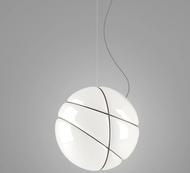 Suspension, Armilla bruni, Blanc bruni, Ø36cm, H36cm - Fabbian