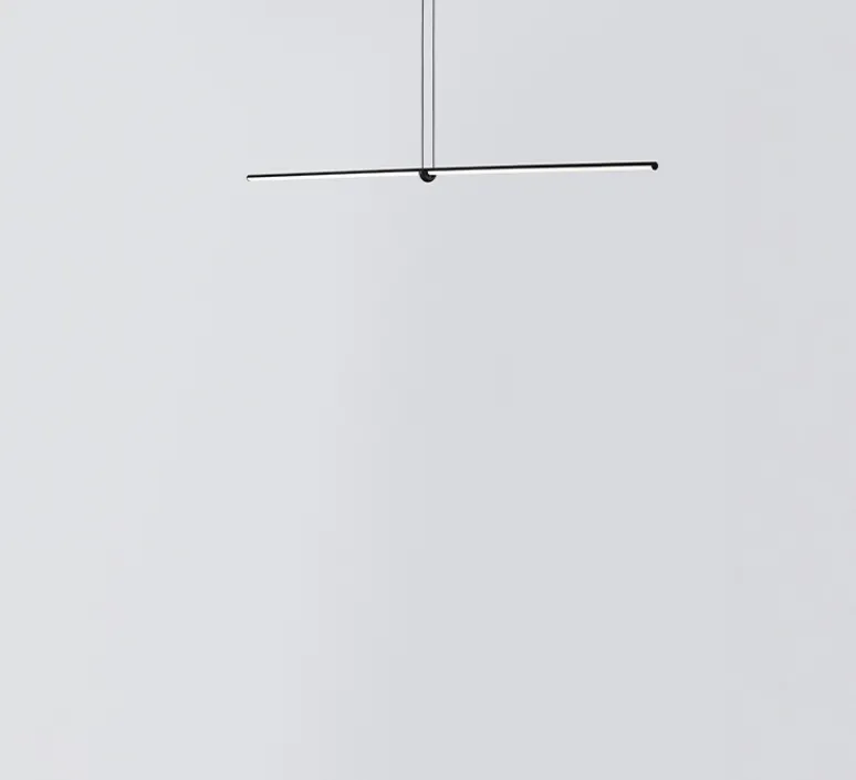 Suspension*Flos Suspension, Arrangements (line), , LED, 2700K, 1296lm, L170,6cm, H2cm - noir