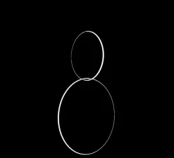 Suspension*Flos Suspension, Arrangements (round M + round L), , LED, 2700K, 4752lm, Ø102cm, H164,5cm - noir