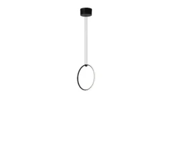 Suspension, Arrangements (round S), noir, LED, 2700K, 1080lm, Ø39,8cm, H39,8cm - Flos