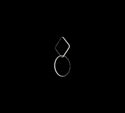 Suspension*Flos Suspension, Arrangements (square S + round S), , LED, 2700K, 1998lm, Ø39,8cm, H75,3cm - noir