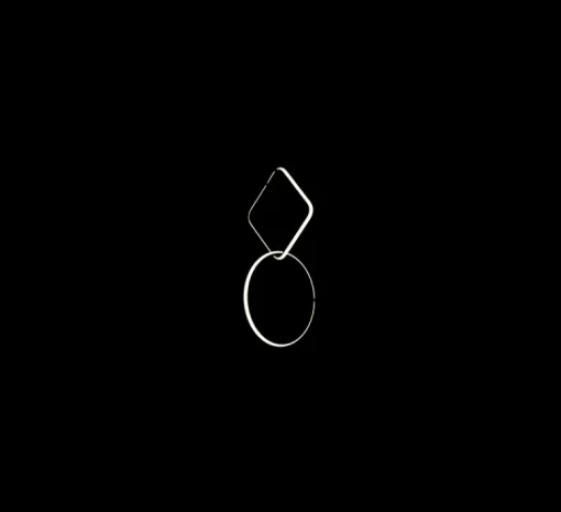 Suspension*Flos Suspension, Arrangements (square S + round S), , LED, 2700K, 1998lm, Ø39,8cm, H75,3cm - noir
