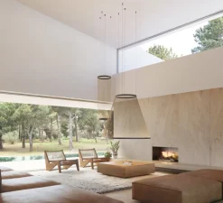 Suspension*Vibia Suspension, Array, 1805, , LED, dim, 2700K, 2662 lm, Ø37cm, H113cm - beige