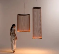 Suspension, Array, 1825, beige, LED, dim, 2700K, 3993 lm, Ø55cm, H193cm - Vibia