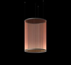 Suspension*Vibia Suspension, Array, 1830, , LED, dim, casambi, 2700K, 6050 lm, Ø83cm, H113cm - terracotta