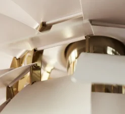 Suspension, Artichoke S, blanc, laiton, Ø48cm, H46,5cm - Louis Poulsen