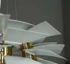 Suspension, Artichoke S, vert poudré, laiton, Ø48cm, H46,5cm - Louis Poulsen