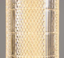 Suspension*Mullan Lighting Suspension, Ashford Vertical, , LED, 2700K, 660 lm, Ø15,4cm, H120cm - laiton satiné