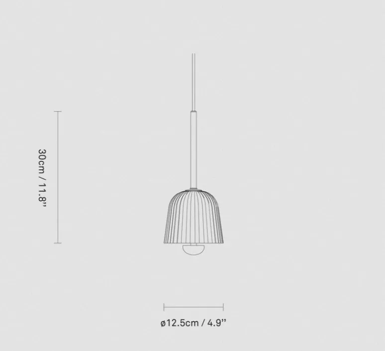 Suspension*Nuura Suspension, Asteea 1, , Ø12,5cm, H30,3cm- laiton satiné