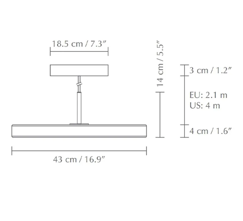 Suspension*Umage Suspension, Asteria Medium, , LED, 3000K, 1300lm, Ø43cm, H14cm - brume et laiton