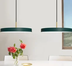 Suspension*Umage Suspension, Asteria Medium, forêt, LED, 3000k, 1300lm, Ø43cm, H14,3cm - vert forêt