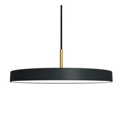 Suspension, Asteria Medium, gris anthracite, LED, 3000k, 1300lm, Ø43cm, H14,3cm - Umage