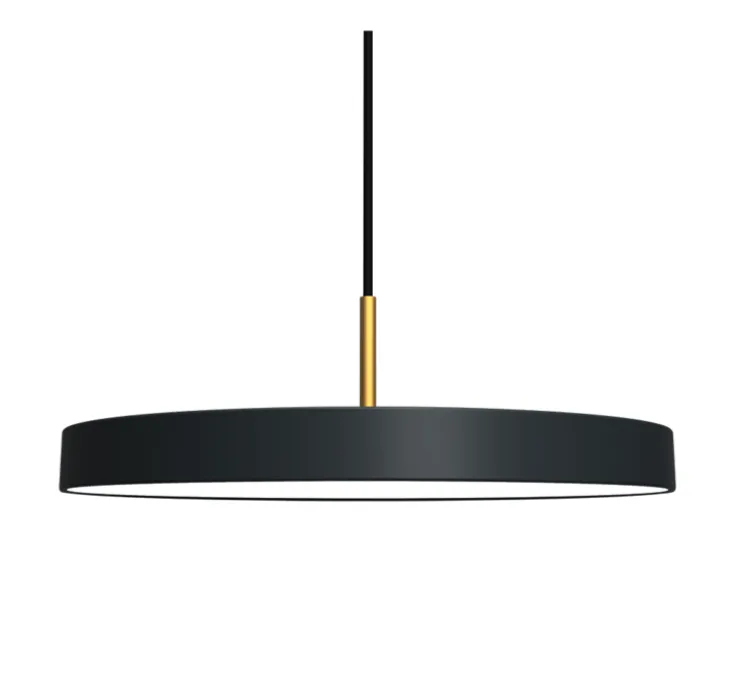 Suspension, Asteria Medium, gris anthracite, LED, 3000k, 1300lm, Ø43cm, H14,3cm - Umage